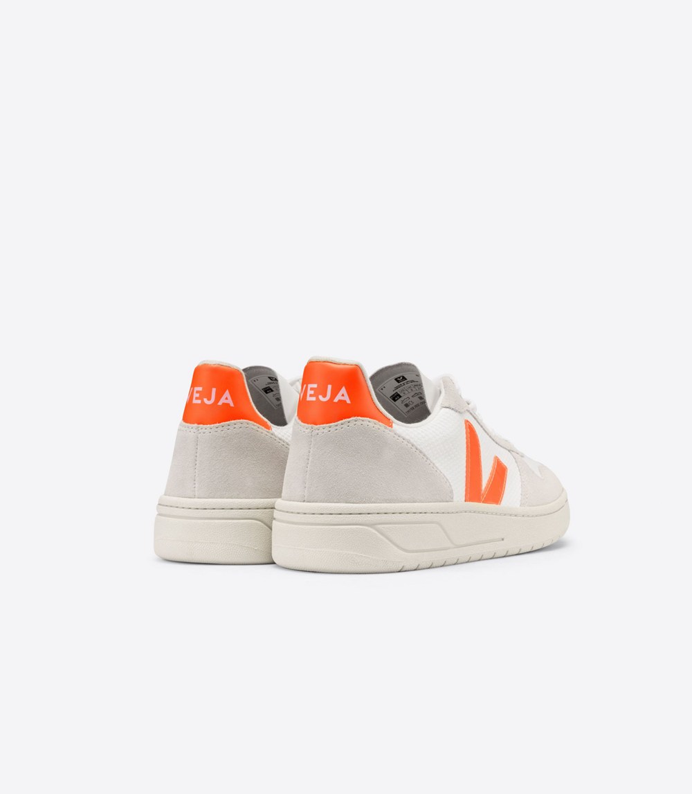 Veja Sneakers Dam - V-10 B-Mesh - Vita/Beige/Orange - 743892-NXL